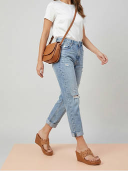 SOLE TO SOUL - Stylish Smart Casual Wedges Heels With Comfort Sole