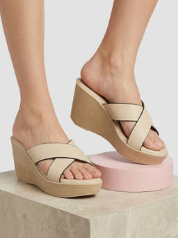 SOLE TO SOUL - Stylish Smart Casual Wedges Heels With Comfort Sole