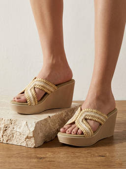 SOLE TO SOUL - Stylish Smart Casual Wedges Heels With Comfort Sole