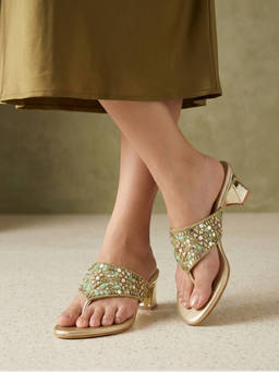 SOLE TO SOUL - Comfortable Cushioned Block Sandals Heels