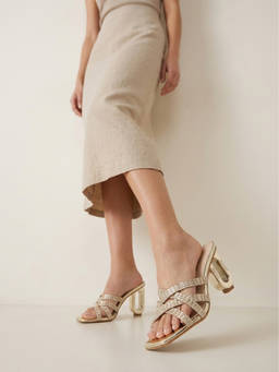 SOLE TO SOUL - Classic Smart Casual Cushioned Block Sandals Heels