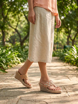 SOLE TO SOUL - Premium Wedges Heels Cushioned