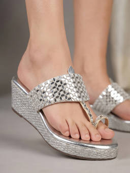 SOLE TO SOUL - Trendy Wedges Heels Party Sandals