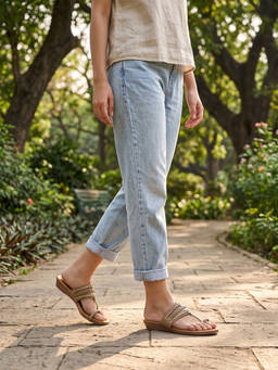 SOLE TO SOUL - Daily Wear Open Toe Premium Cushion Comfort Kolhapuris