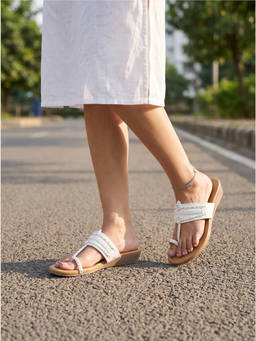 SOLE TO SOUL - Daily Wear Open Toe Premium Cushion Comfort Kolhapuris