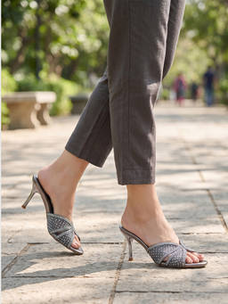 SOLE TO SOUL - Elegant Slim Statement Party Sandals Heels