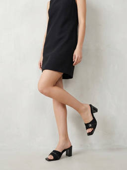 SOLE TO SOUL - Classic Smart Casual Cushioned Block Sandals Heels