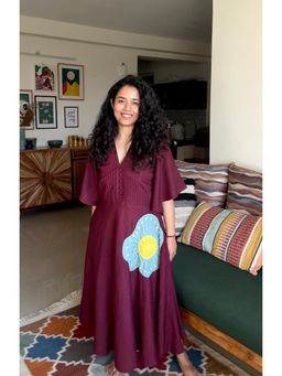 Babhru - Sangria Skies Wine Holiday Dress