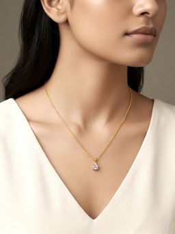 GIVA - Golden Velvet Radiance Necklace