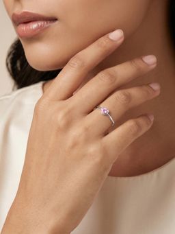 GIVA - Rosetta Adjustable Heart Ring