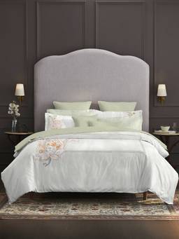 MYTRIDENT - 400Tc Cotton Double Bed King Size Bedsheet with Pillow Covers