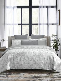 MYTRIDENT - 300 Tc Imperial Knot Double Bed King Size Bedsheet with Pillow Covers