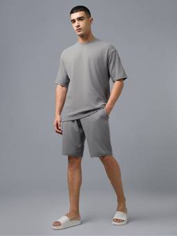Technosport - Men Oversized T-shirt With Shorts with CLOUDFLEX