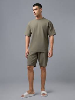 Technosport - Men Oversized T-shirt With Shorts with CLOUDFLEX