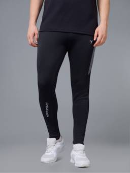 Technosport - Men Solid Slim Fit Sports Trackpants with TECHNO DRY