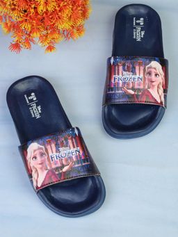 toothless - Disney Frozen Kids Girls Blue Sliders