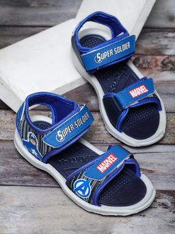 toothless - Marvel Avengers Kids Boys Blue Sports Sandals