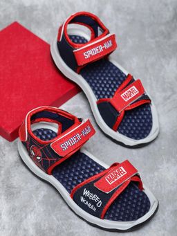 toothless - Marvel Spiderman Kids Boys Red Sports Sandals