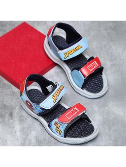 toothless - Marvel Spiderman Kids Boys Navy Sports Sandals