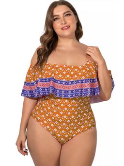 FancyPants - Orange Lagoona Swimsuit