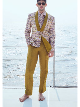 Nirmooha - Green Sequin Printed Co-Ord Set