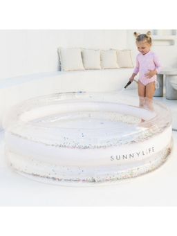 Sunnylife - Inflatable Transparent Glitter Pool (0-12 Years)