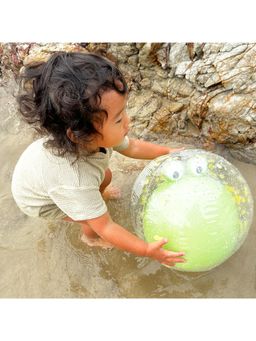 Sunnylife - Cookie The Croc Green 3D Inflatable Beach Ball (3 Years And Above)