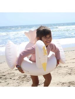 Sunnylife - Kids Princess Swan White Inflatable Pool Ring (3-6 Years)