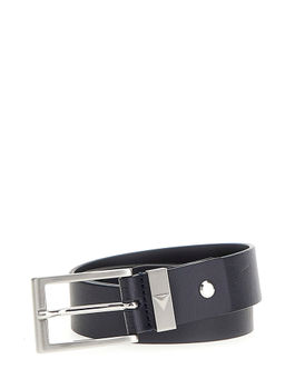 Guess - Men Solid Reversible Blue Belt