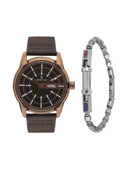 Daniel Klein - Women Brown Dial Casual Watch with Bracelet (DKG004-5) (M)