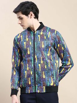 SHOWOFF - Men's Blue Bomber Jacket