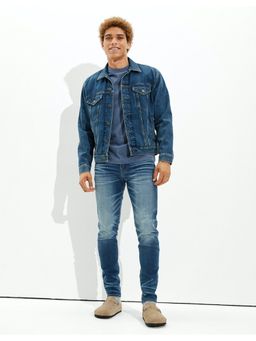 American Eagle - Men Blue Airflex Athletic Skinny Jean