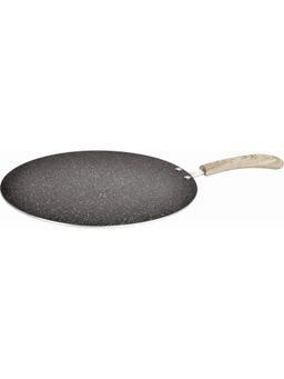 Bergner - Bellini+ Aura Non Stick Flat Tawa 28 Cm, Soft Touch Handle, Induction Bottom