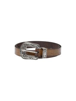 Aditi Wasan - Tan Cowboy Leather Womens Belt