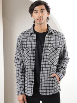 Rare Rabbit - Maxon Primary Grey Checks Shaket