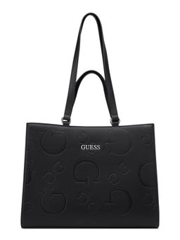 Guess - Black Textured Forber Shoulder Bag