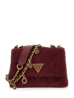Guess - Red Quilted Giully Mini Crossbody Bag