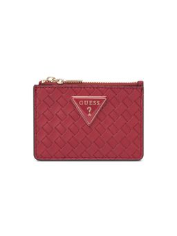 Guess - Red Textured Alisha Card Case
