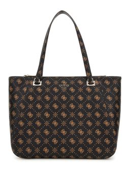 Guess - Black Printed Calebra Tote Bag