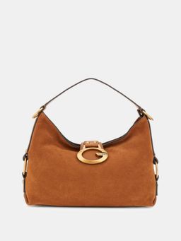 Guess - Brown Solid Camden Handbag