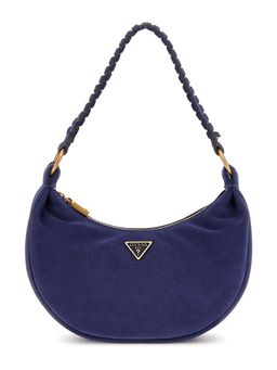 Guess - Blue Solid Amita Hobo Handbag