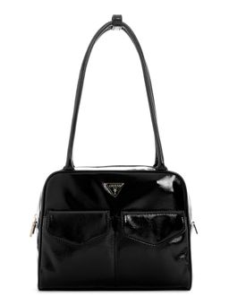Guess - Black Solid Waldena Handbag