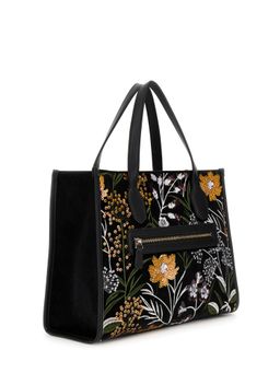 Guess - Black Embroidery Zalina Tote Bag