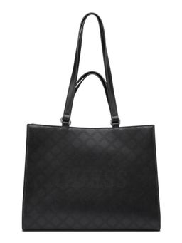 Guess - Black Textured Forber Shoulder Bag