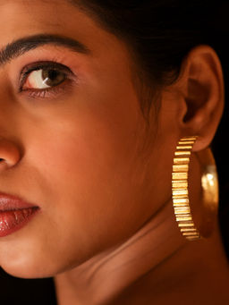 Gossip - Bumpy Chic Glow Hoop Earrings