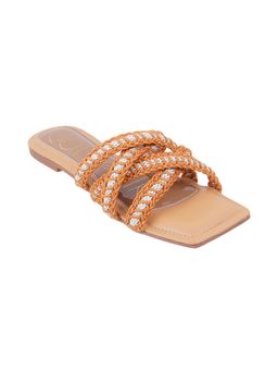 Catwalk - Women Stylised Flats - Tan
