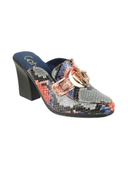 Catwalk - Women Stylised Chunky Heels Mules - Multi-Color