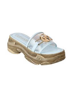 Catwalk - Women Stylised Platforms Sandals - Blue