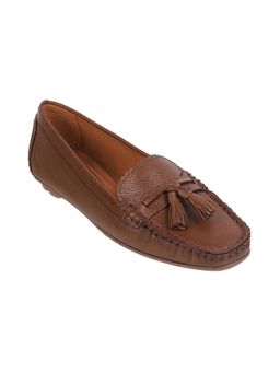 Catwalk - Women Stylised Moccasins - Tan