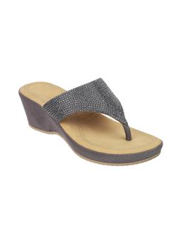 Catwalk - Women Stylised Wedges Heels - Silver